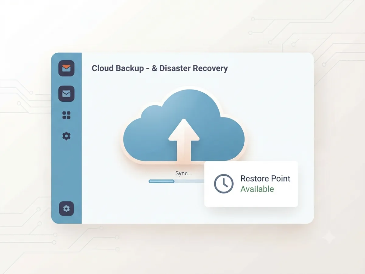 Backup & Disaster Recovery illustration