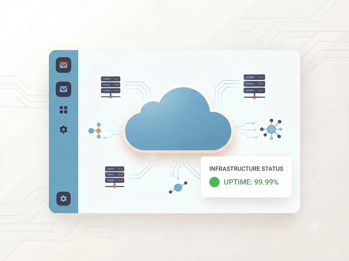 Public & Private Cloud Hosting illustration