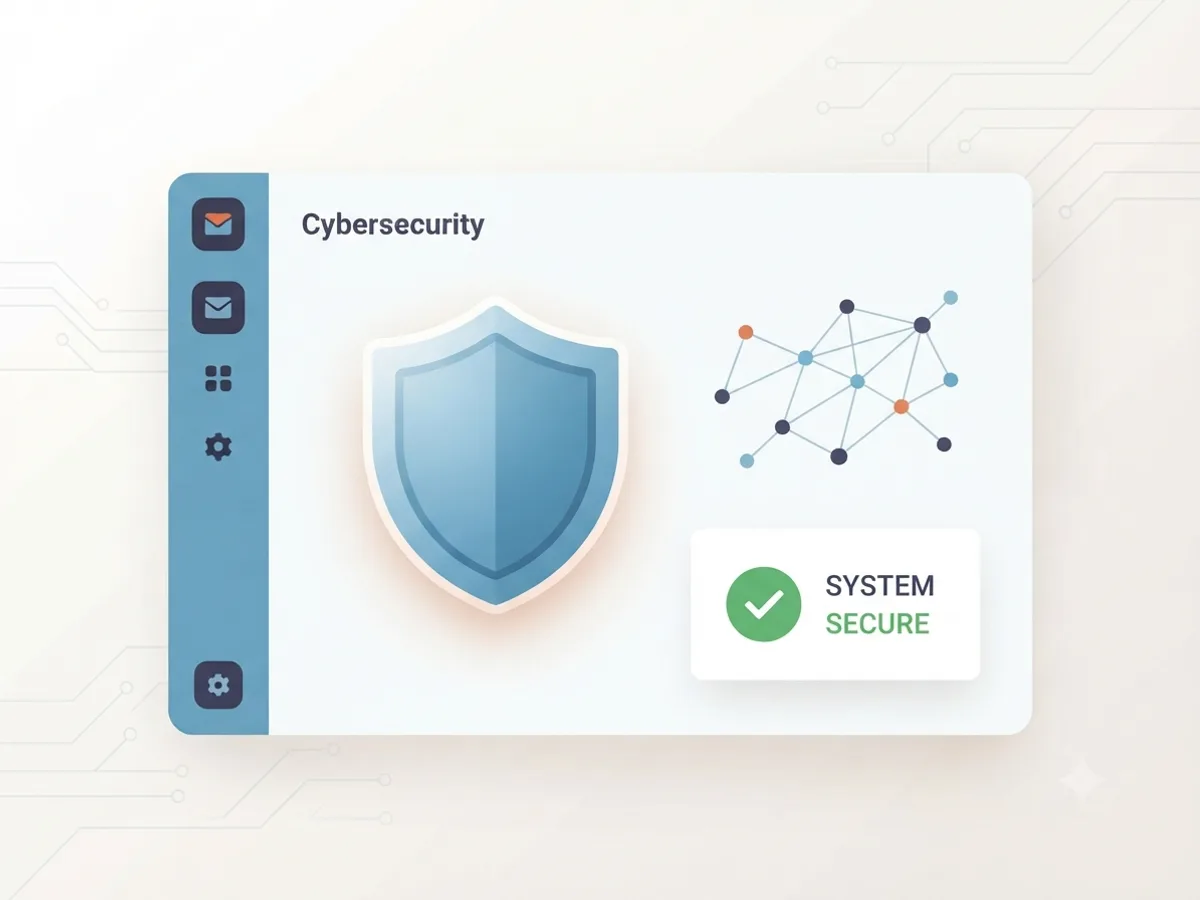 IT Managed Services & Security Solutions illustration